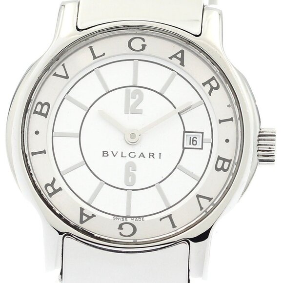 BVLGARI Solo tempo ST29S Date white Dial Quartz Ladies Watch main image 6